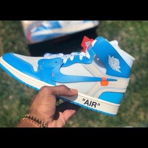 Jordan 1 off white university blue